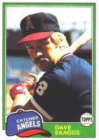 1981 Topps #48 Dave Skaggs Baseball Card