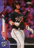 2020 Topps Chrome #12 Juan Soto Purple Refractor Baseball Card