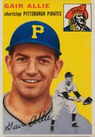 1954 Topps #179 Gair Allie Baseball Card