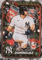 2024 Topps Holiday #H75 Jasson Dominguez Holiday Tree Baseball Card