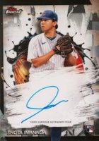2024 Topps Finest Finest Autographs #FASI Shota Imanaga Baseball Card