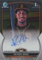 2023 Bowman Chrome Prospect Autographs #CPARA Rayner Arias Baseball Card