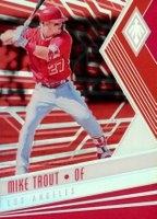 2018 Panini Chronicles Phoenix #7 Mike Trout Red Baseball Card