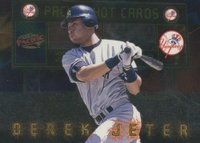 1999 Pacific Hot Cards #6 Derek Jeter Baseball Card