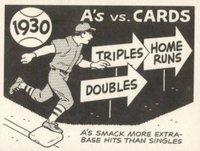 1967 Laughlin World Series #27 1930- A's Vs. Cardinals Baseball Card