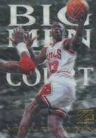 1997 Skybox Z-Force Big Men on Court #9 Michael Jordan Basketball Card