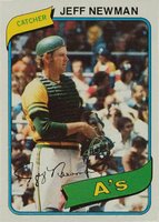 1980 Topps #34 Jeff Newman Baseball Card