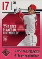 2018 Panini Chronicles #30 Shohei Ohtani Pink Baseball Card