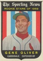 1959 Topps #135 Gene Oliver Baseball Card