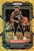 2022 Panini Prizm Monopoly #6 Marcus Smart Gold Money Shimmer Basketball Card