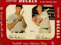 1952 Star-Cal Decals Type 2 #85-a Ted Williams Baseball Card