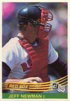 1984 Donruss #249 Jeff Newman Baseball Card