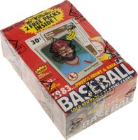1983 Fleer #WPB Wax Pack Box 36 Packs Baseball Card
