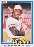 1981 Donruss #112 Eddie Murray Baseball Card