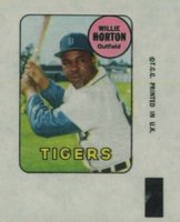 1969 Topps Decals # Willie Horton Baseball Card