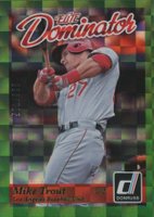 2014 Donruss Elite Dominators Series 2 #21 Mike Trout Baseball Card