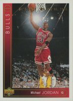 1994 Upper Deck Jordan 94-95 He's Back Reprints #23 Michael Jordan 1993 Upper Deck Basketball Card