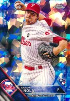 2016 Topps Chrome Sapphire Edition #133 Aaron Nola Baseball Card
