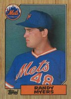 1987 Topps #213 Randy Myers Baseball Card