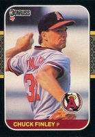 1987 Donruss #407 Chuck Finley Baseball Card