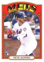 2019 Topps Throwback Thursday #137 Pete Alonso Baseball Card