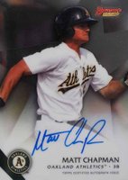 2015 Bowman's Best Best of 2015 Autographs #MCH Matt Chapman Baseball Card