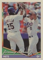 1994 Topps #122 Jeromy Burnitz Baseball Card