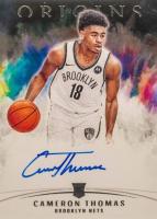 2021 Panini Origins Rookie Autographs #RACAM Cameron Thomas Basketball Card