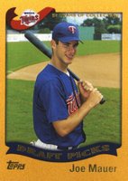 2002 Topps Gold #622 Joe Mauer Baseball Card