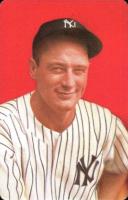 1973 U.S. Playing Card Gehrig # Lou Gehrig 4 of Clubs Baseball Card