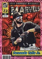 2022 Panini Donruss Marvels #M2 Fernando Tatis Jr. Pink Fireworks Baseball Card