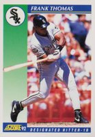 1992 Score #505 Frank Thomas Baseball Card