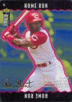 1996 Collector's Choice You Make the Play #14 Ron Gant Home Run-Gold Signature Baseball Card