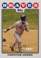 2008 Topps #500 Chipper Jones Baseball Card