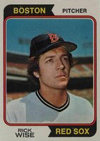 1974 Topps #84 Rick Wise Baseball Card