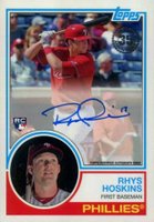 2018 Topps 1983 Topps Baseball Autographs #RHO Rhys Hoskins Baseball Card