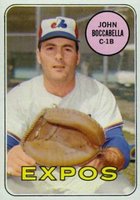 1969 Topps #466 John Boccabella Baseball Card
