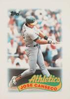 1989 Topps Mini League Leaders #68 Jose Canseco Baseball Card