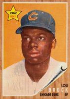 1962 Topps #387 Lou Brock Baseball Card