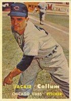 1957 Topps #268 Jackie Collum Baseball Card