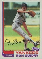 1982 Topps #9 Ron Guidry Baseball Card