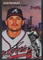 2023 Topps Chrome Platinum Anniversary 1954 Topps Chrome City Variations #63 Austin Riley Baseball Card