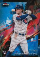 2024 Topps Finest #53 Pete Crow-Armstrong Blue Refractor Baseball Card