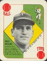 1951 Topps Red Backs #27 Wally Westlake Baseball Card