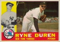 1960 Topps #204 Ryne Duren Baseball Card