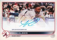 2022 Topps Chrome Update Autographs #ACOA Ozzie Albies Baseball Card