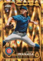 2024 Topps Gilded Collection #119 Shota Imanaga Gold Raywave Baseball Card
