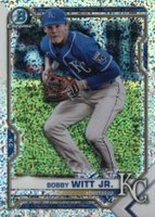 2021 Bowman Chrome Prospects #BCP193 Bobby Witt Jr. Speckle Refractor Baseball Card