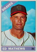 1966 Topps #200 Ed Mathews Baseball Card