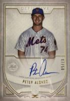 2019 Topps Definitive Collection Definitive Rookie Autographs #PA Peter Alonso Baseball Card